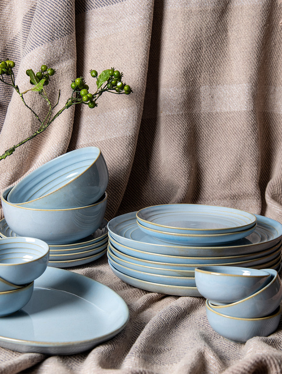 Azure Dinner Set 21 piece