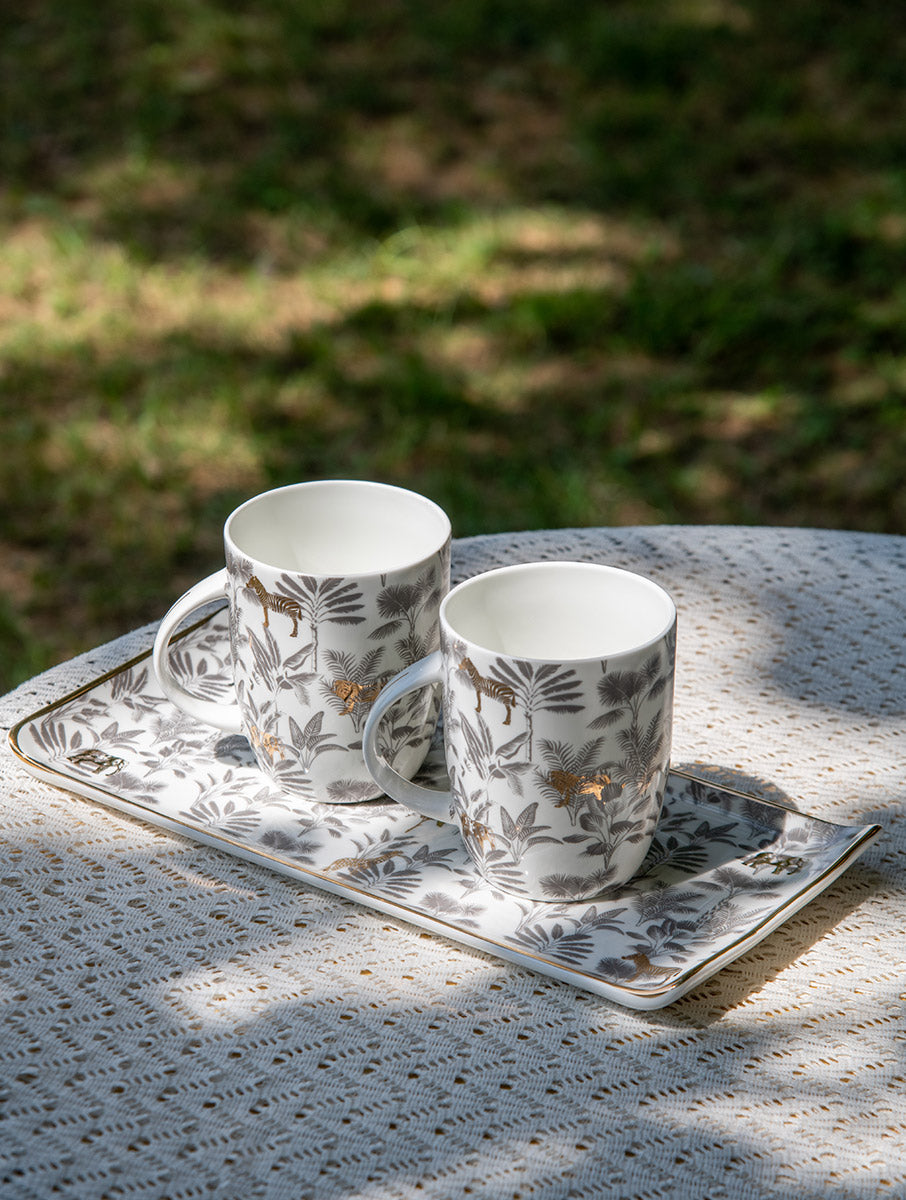 Madagascar Mug & Platter Set