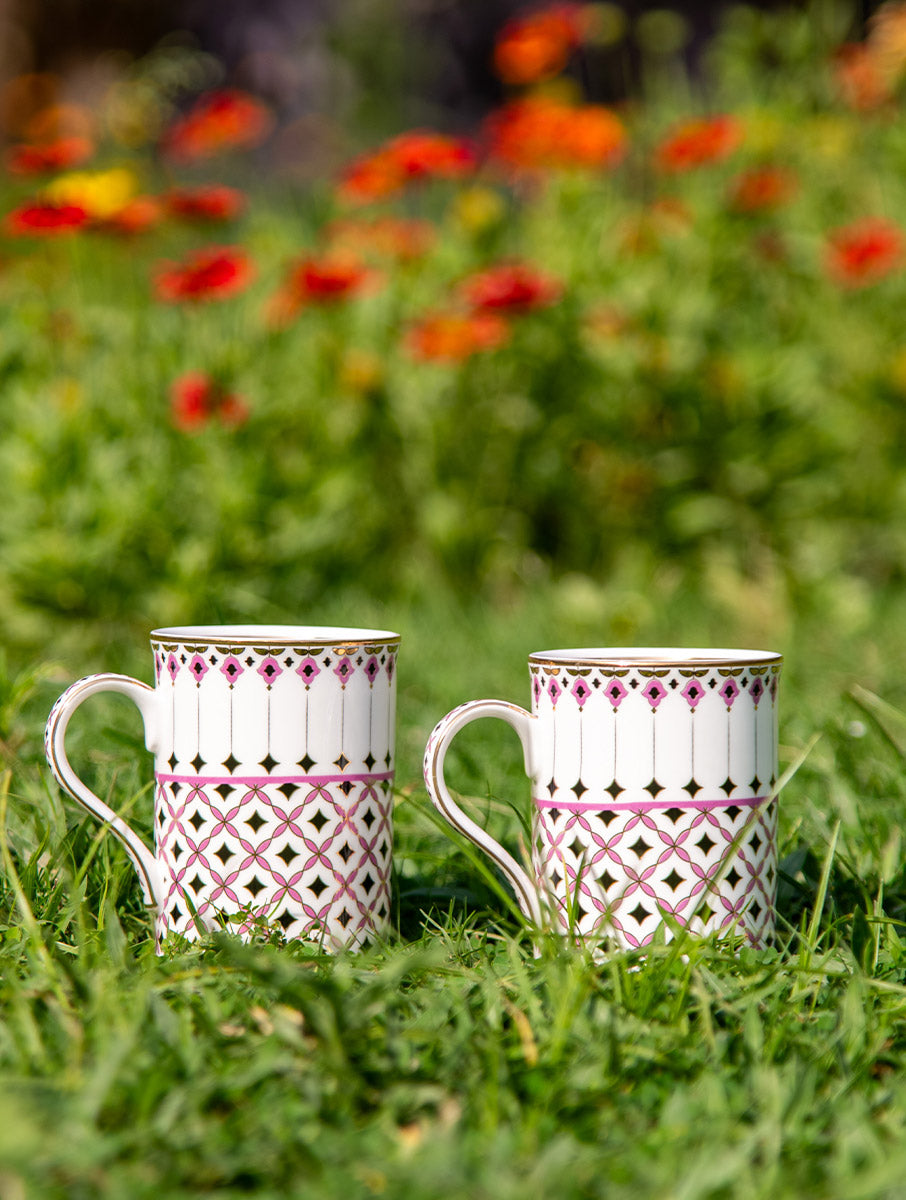 Zaina Mug (Pink) - Set of 2