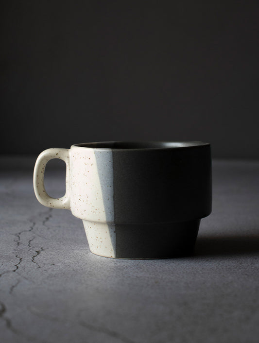 Black & White Stackable Mug