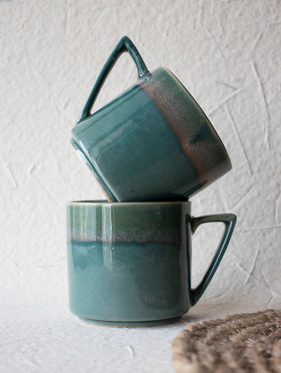 Triangle Handle Mug