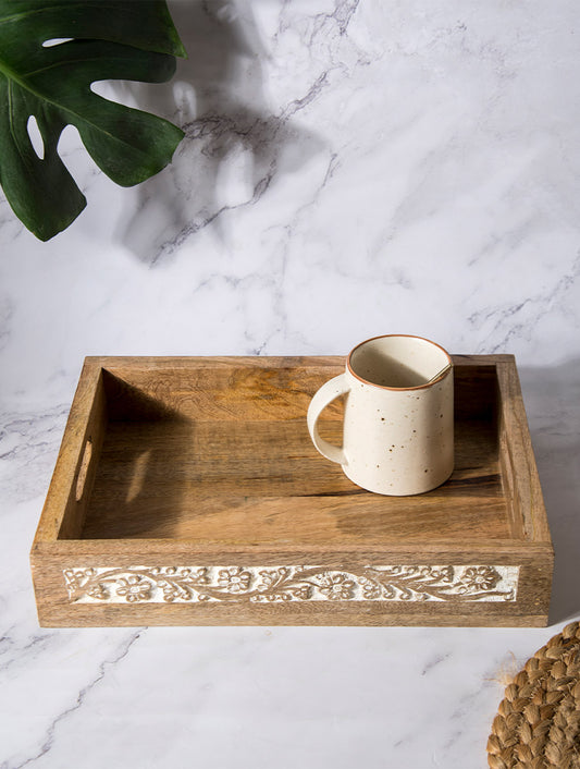 Etched Wooden Tray