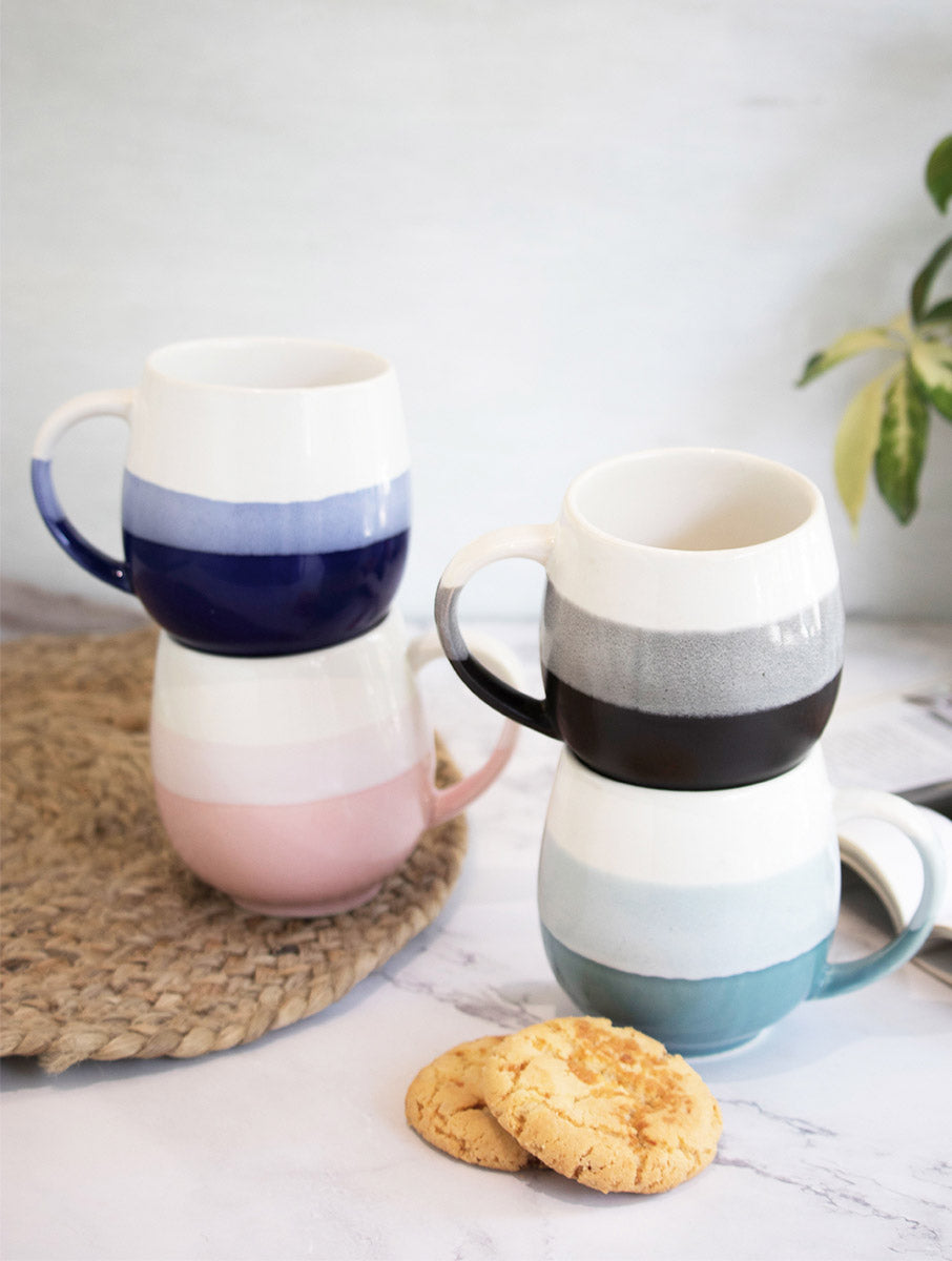 Multicolor Ombré Mugs - Set of 4