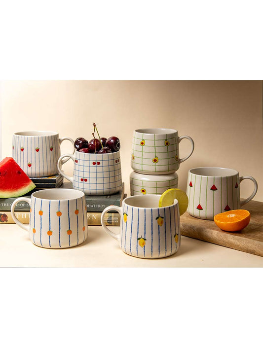 Fruit Mug Combo - Set of 6