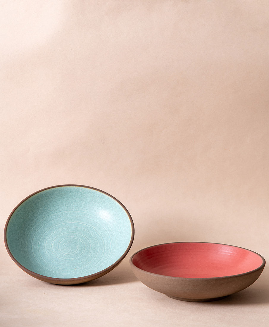 Everyday Bowl Combo - Coral & Sage Green