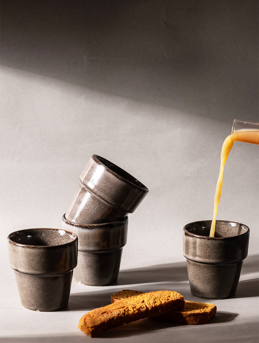 Stackable Collar Glass / Kulhad
