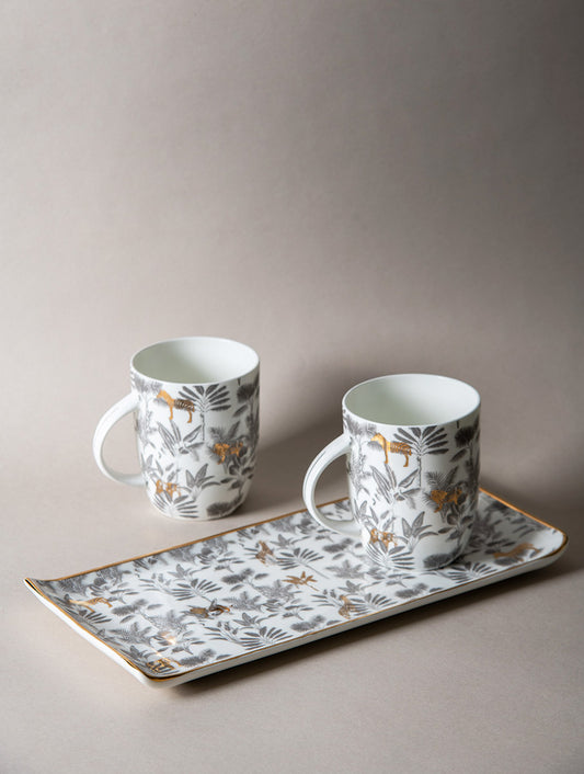 Madagascar Mug & Platter Set