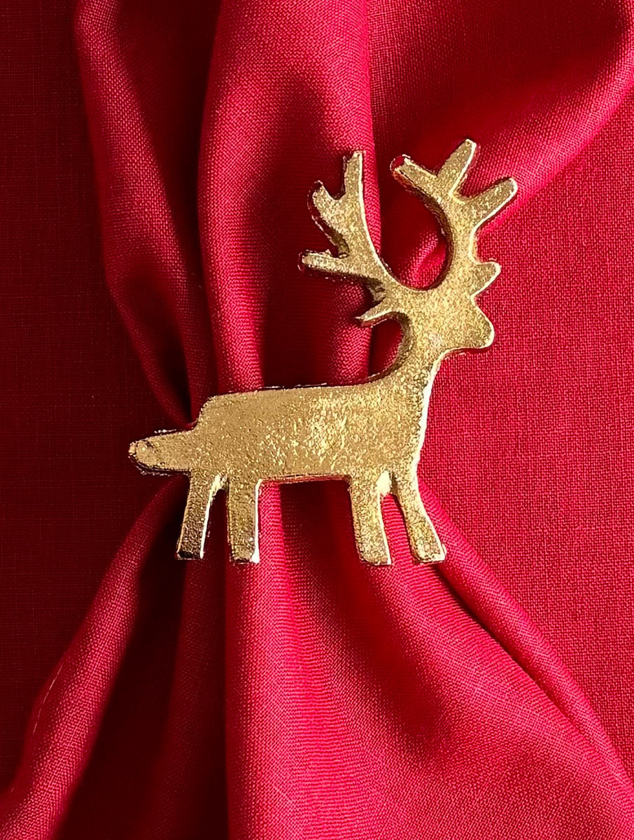 Reindeer Rng Napkin Ring - Reindeer – The Table Fable