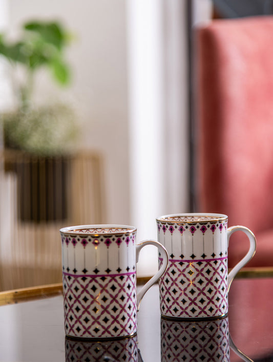 Zaina Mug (Pink) - Set of 2