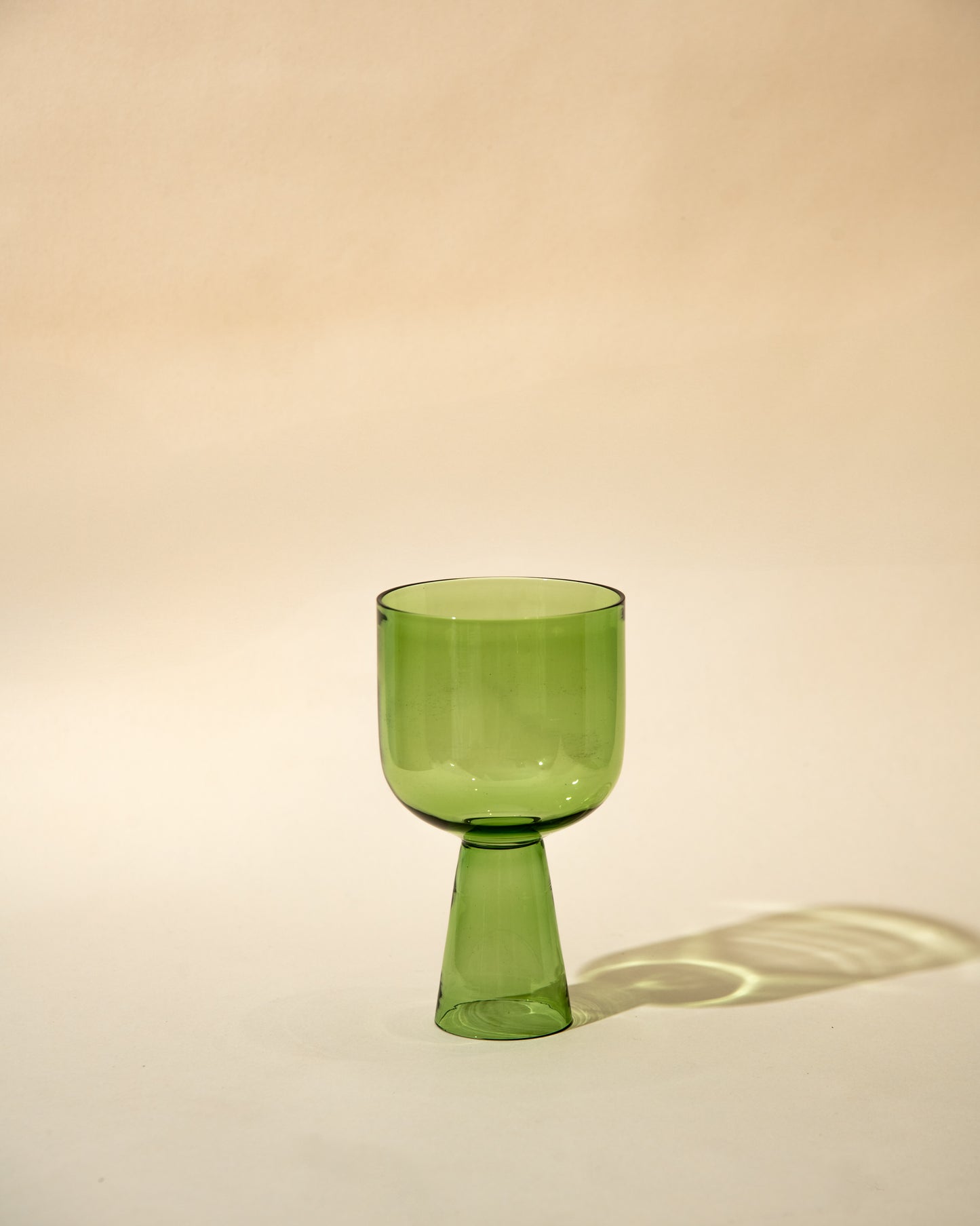 Aria Glass / Dessert Bowl (Set of 4) - Green