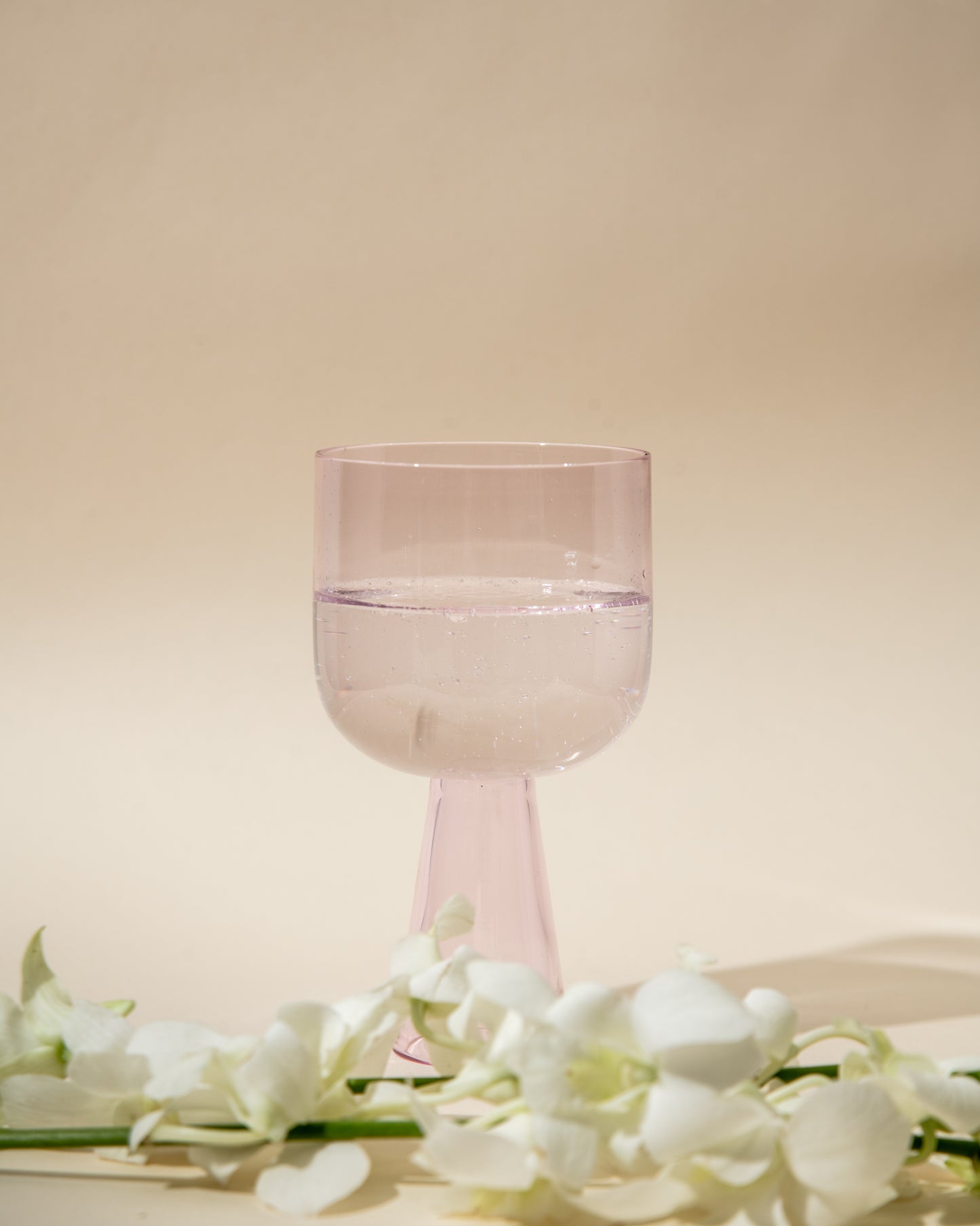Aria Glass / Dessert Bowl (Set of 4) - Pink