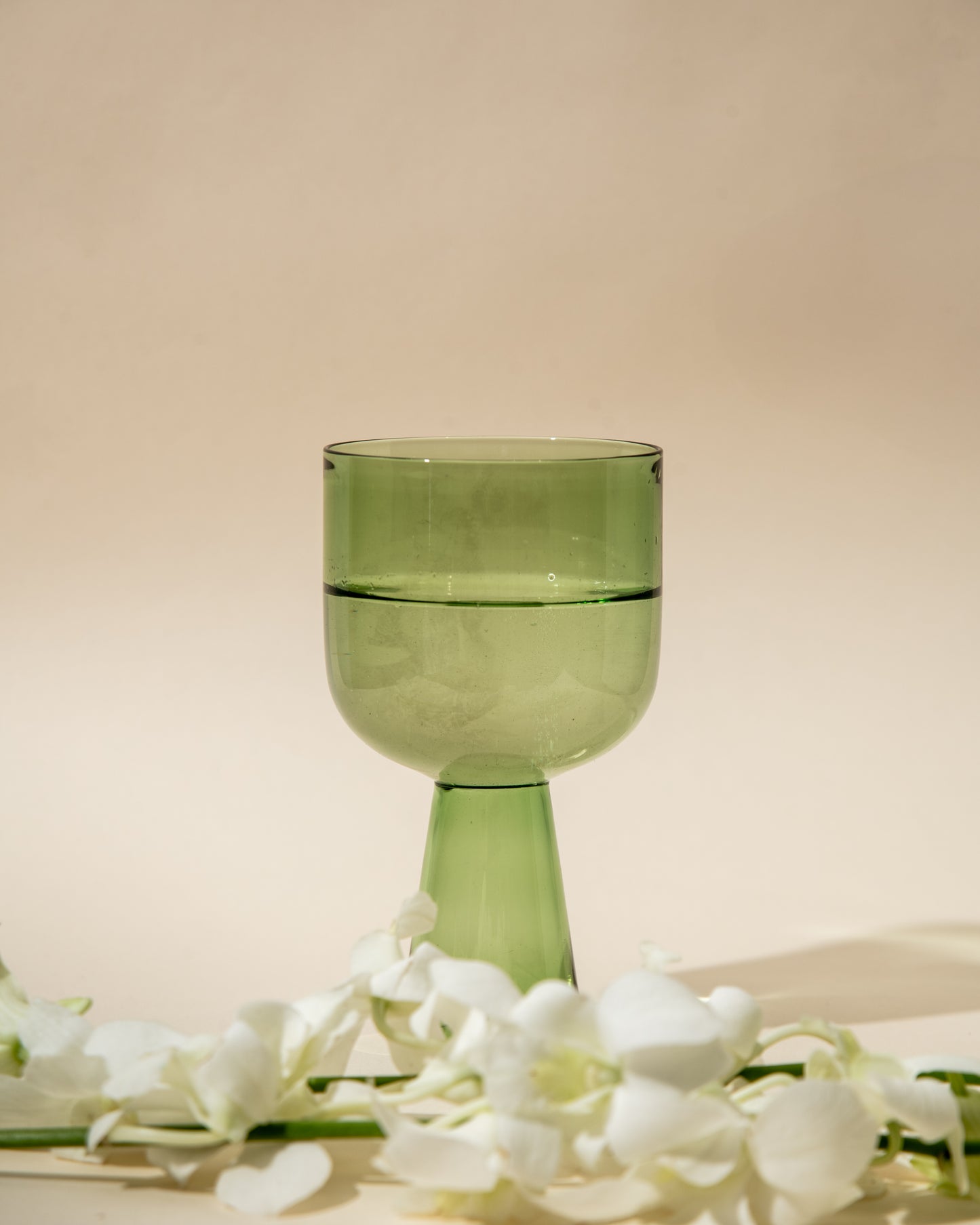 Aria Glass / Dessert Bowl (Set of 4) - Green