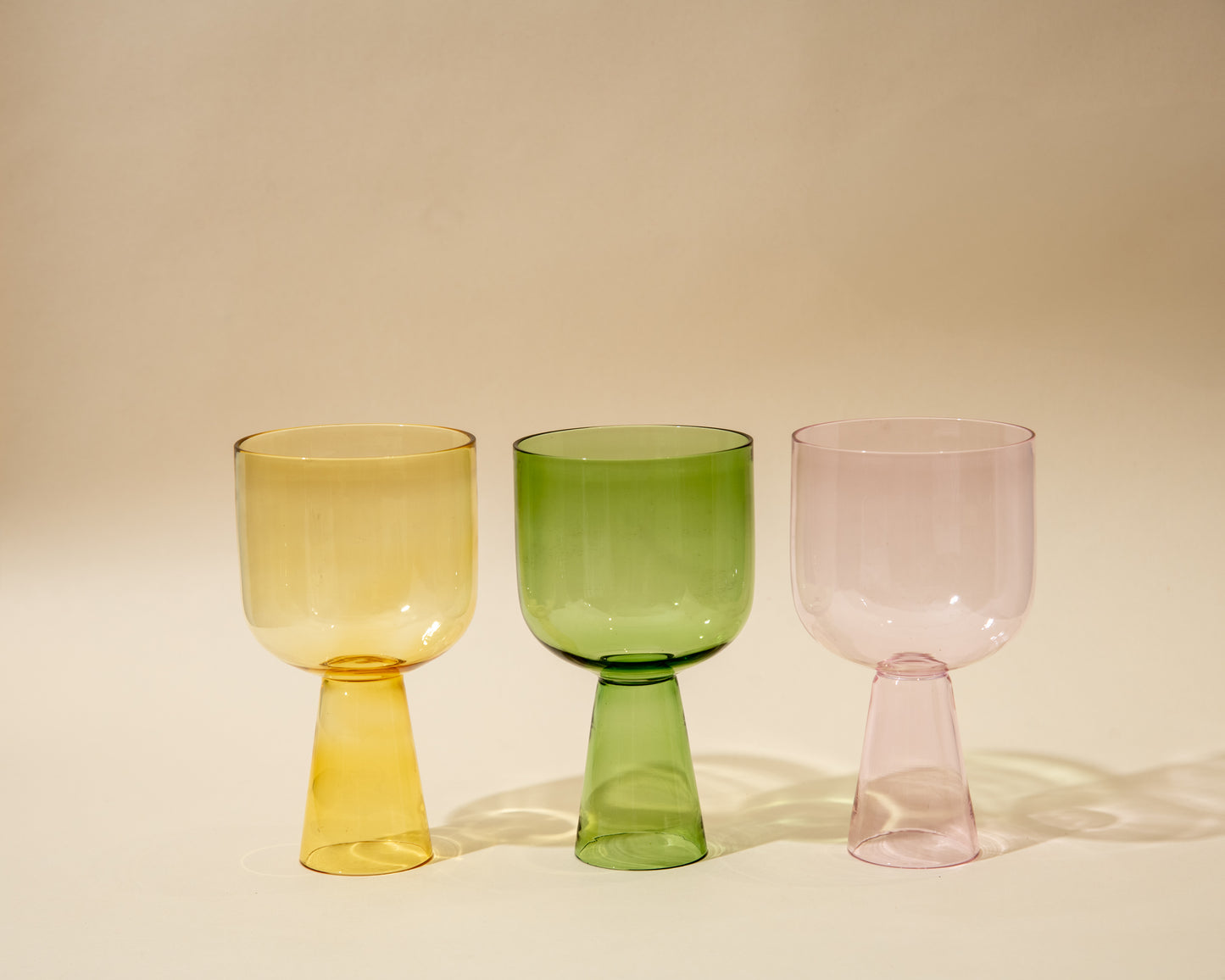 Aria Glass / Dessert Bowl (Set of 4) - Green