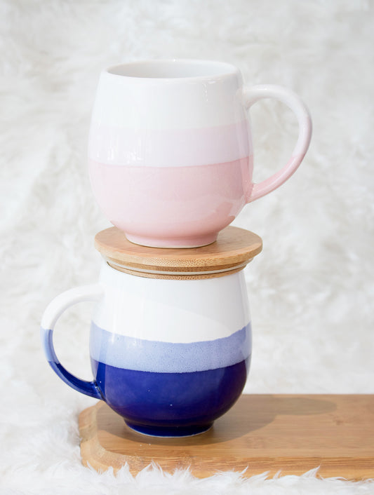 Blue & Pink Ombré Mug (Set of 2)