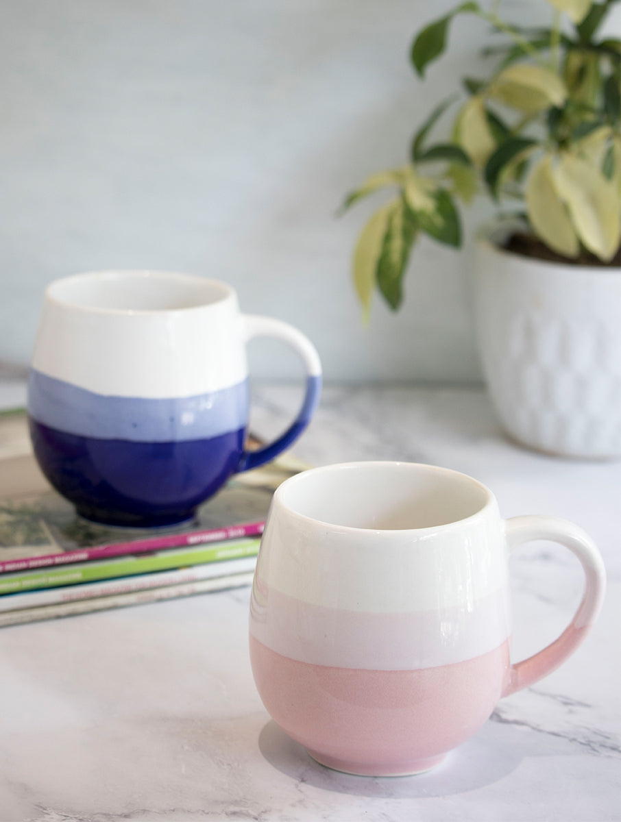 Blue & Pink Ombré Mug (Set of 2)