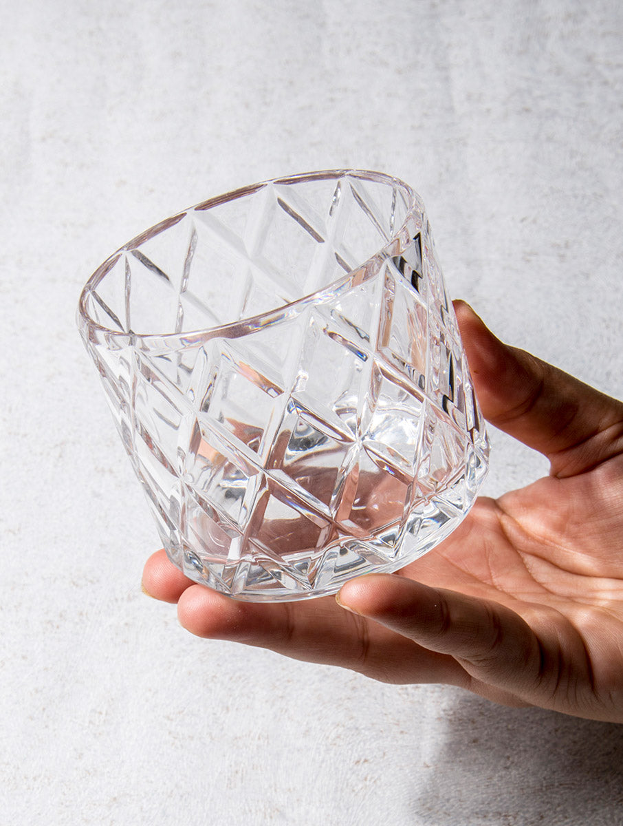 Diamond Whiskey Glass