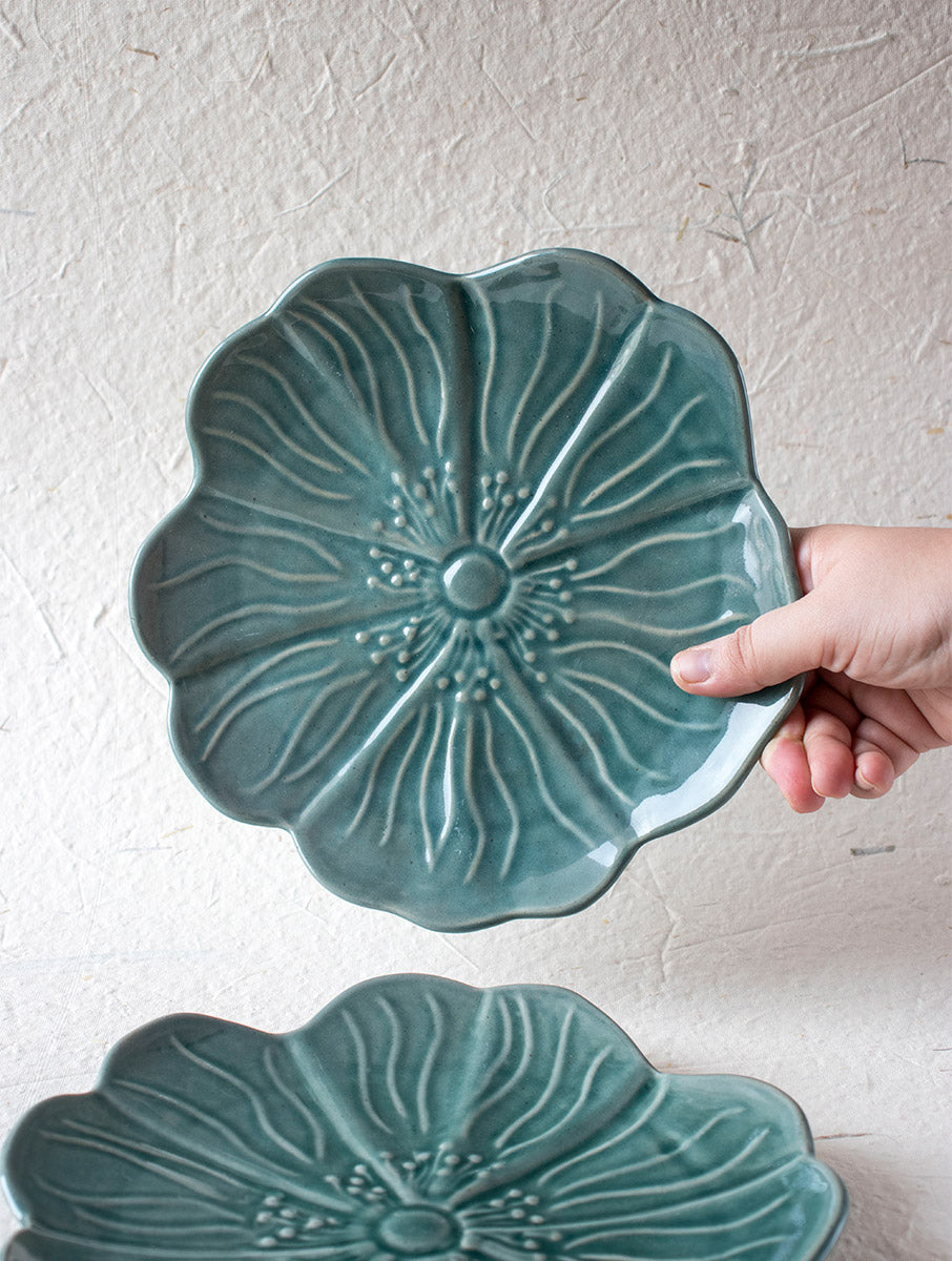 Flower Plate / Platter (Set of 2)