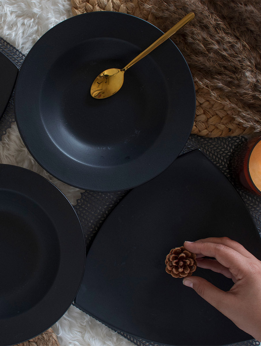 Basic Black Pasta Bowl