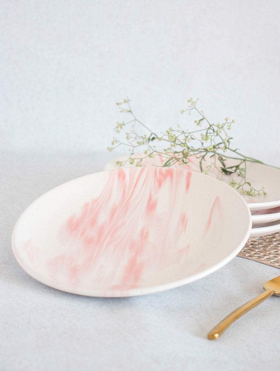 Pink Marble Plate